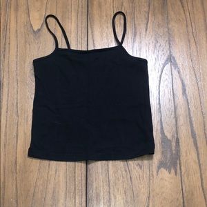 black Target tank top crop top